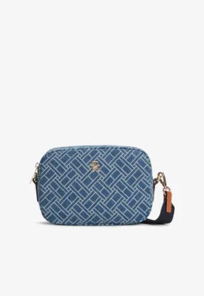 Picture of Tommy Hilfiger Monogram Denim Crossbody Bag - Handbag